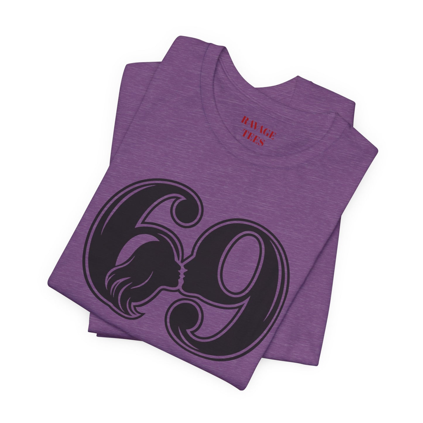 69 Retro Swirl Number Tee