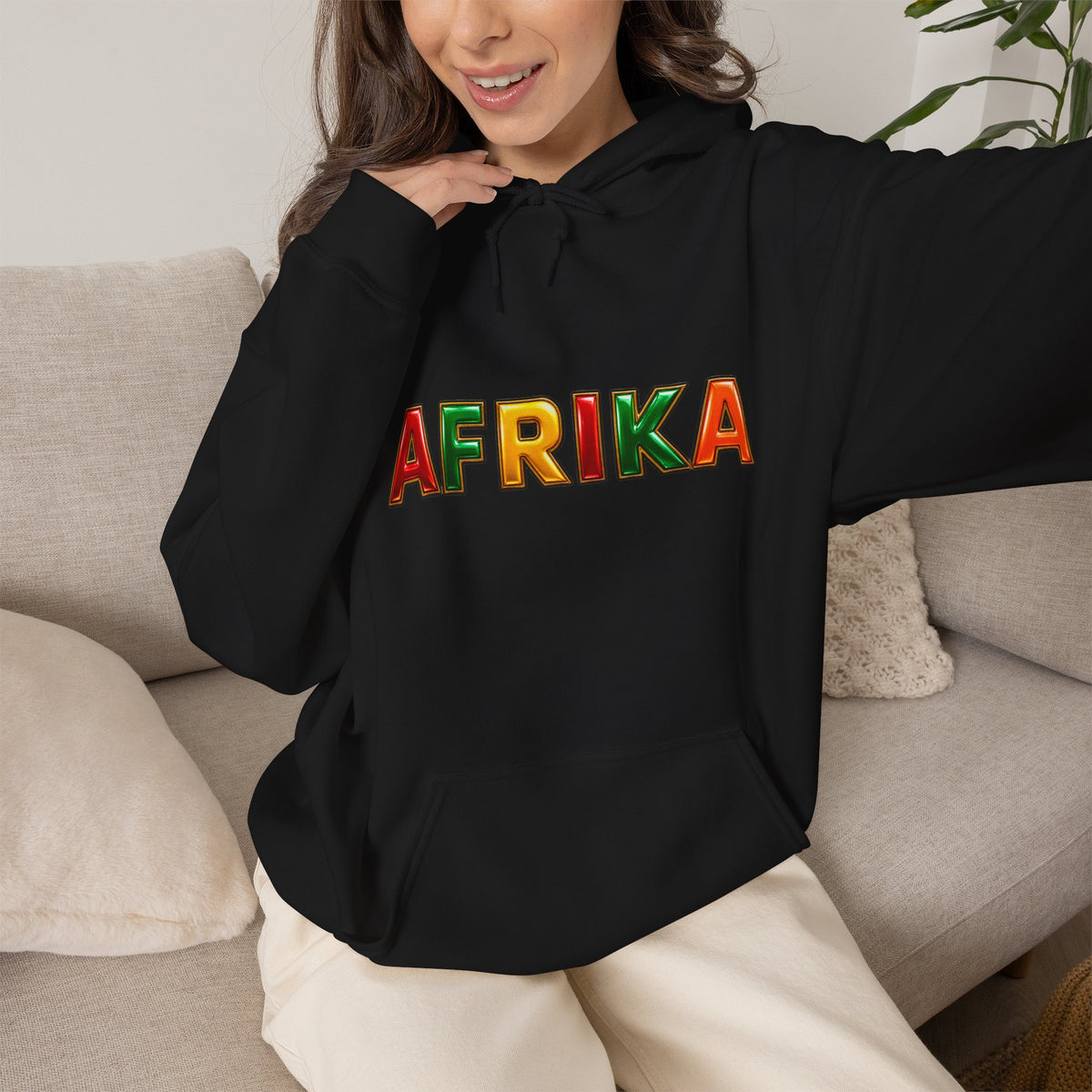 Afrika Map Hoodie – African Pride Pullover Sweatshirt