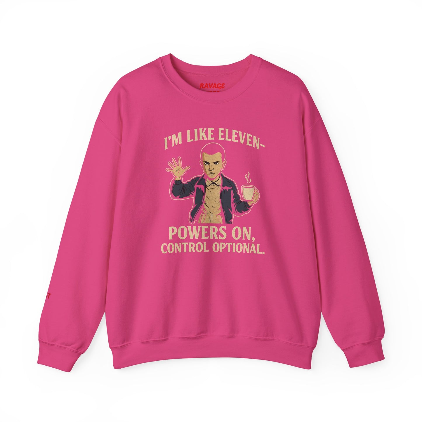 Unisex Heavy Cotton Tee - 'I'm Like Eleven, Powers On' Graphic Tee, Funny Gift for Fans, Geek wear, Casual Style, Everyday Wear, [...]
