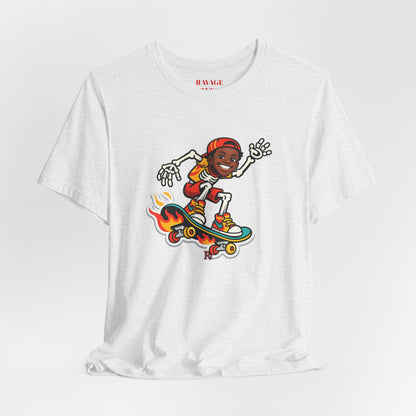 Skateboard Skeleton Tee