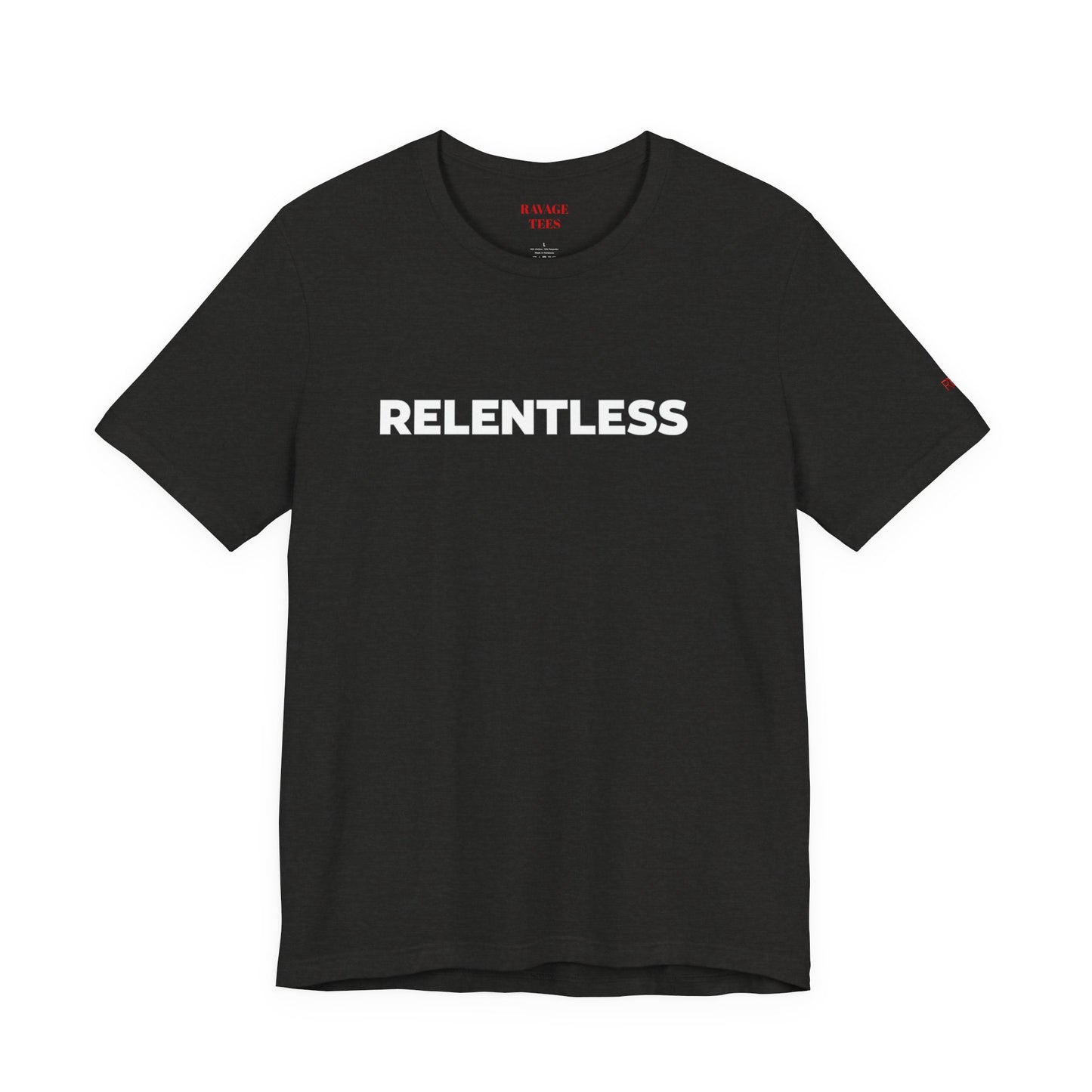 Relentless Graphic Tee — Motivational Athletic T-Shirt