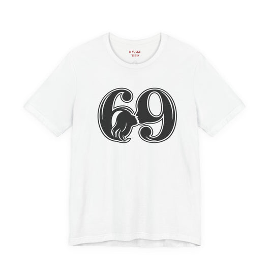69 Retro Swirl Number Tee