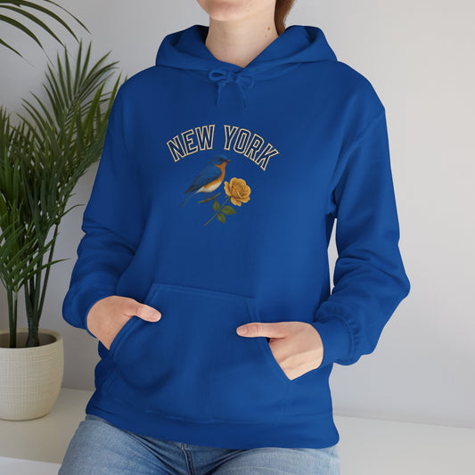 NEW YORK "THE EMPIRE STATE" Unisex Hoodie – Cozy Sweatshirt, Casual Travel Souvenir, Relaxed Streetwear Gift for Nature & City Lovers
