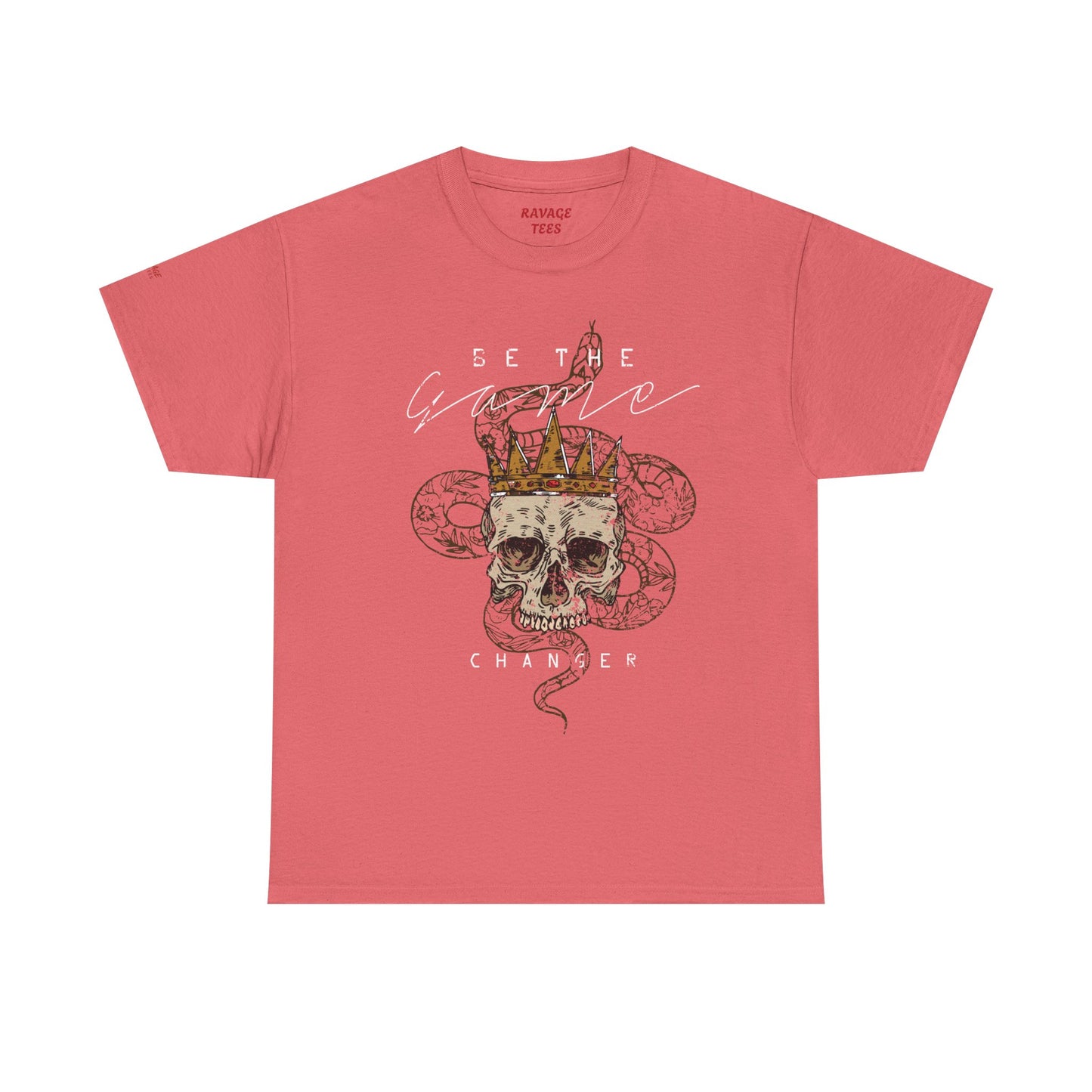 Be The Game Changer. Stylish Skull Graphic Tee for Casual Wear