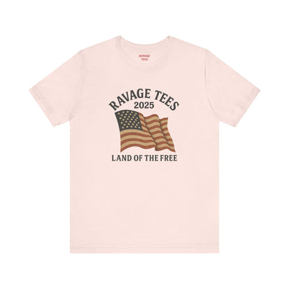 RaVage Vintage Tee: "Land of the Free"