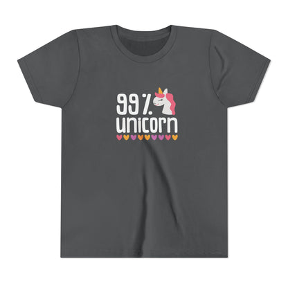 99% Unicorn Youth Tee - Fun & Whimsical Shirt for Kids