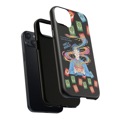 Noodle Lover Phone Case: Vibrant Cute Foodie Magnetic Anime Style