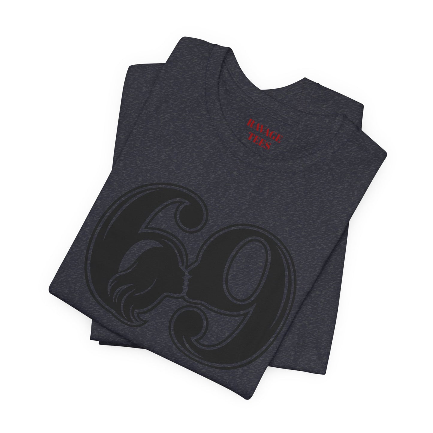 69 Retro Swirl Number Tee