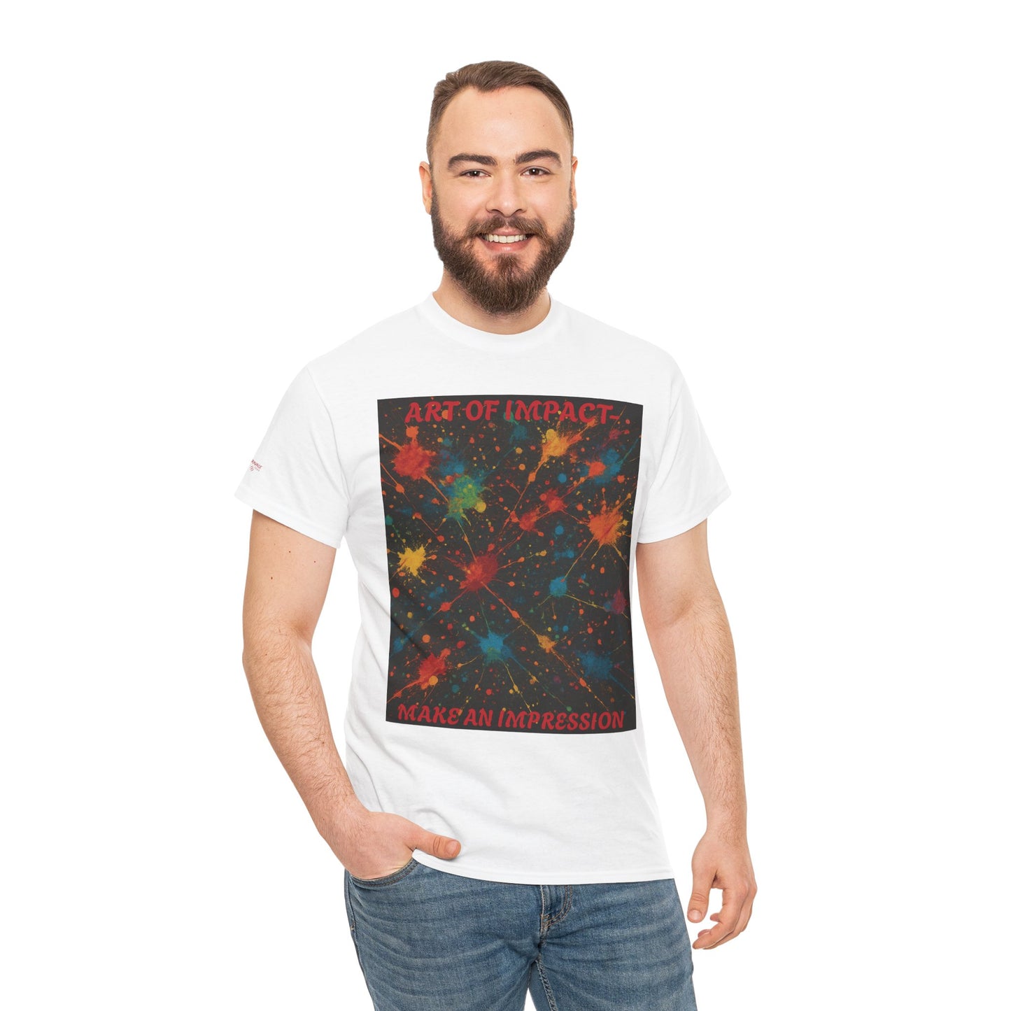 Art of Impact Unisex Heavy Cotton Tee | Bold Graphic T-Shirt, Casual Wear