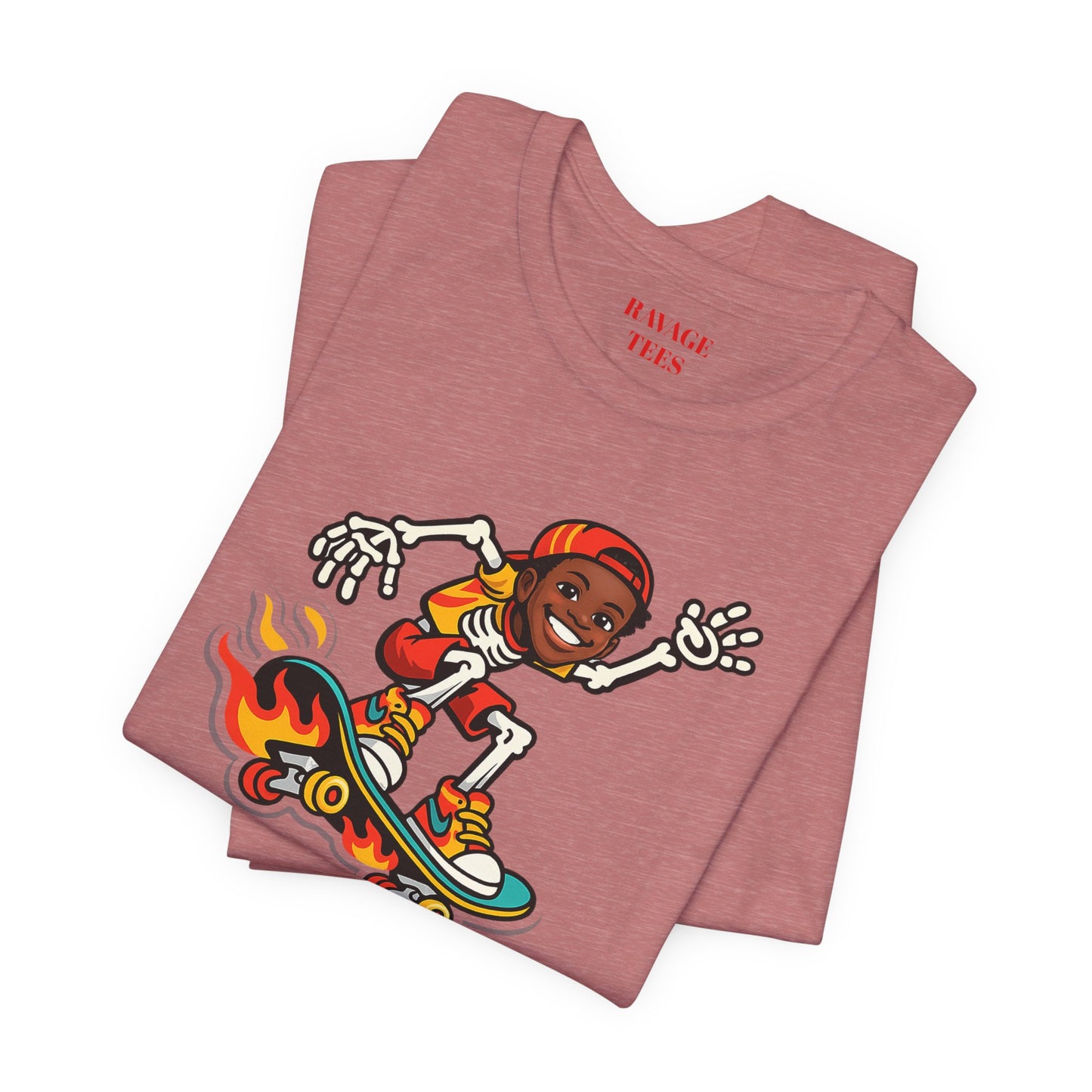 Skateboard Skeleton Tee