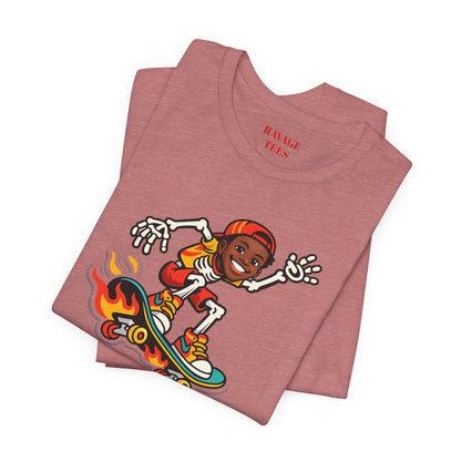 Skateboard Skeleton Tee