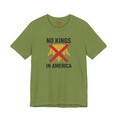 NO KINGS Revolutionary Statement Tee – Unisex Protest Shirt for Freedom, Equality & Independence Day Casual Wear