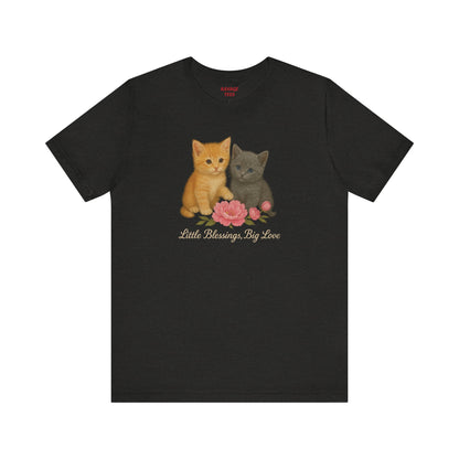 Cute Cat Graphic Tee, Casual Unisex Shirt, Animal Lover Gift, Perfect for Birthdays, Everyday Wear, Cat Mom Shirt, Pet Lover Apparel