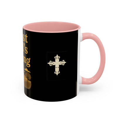 Trust God's Timing Christian Coffee Mug – Inspirational Accent Cup (11oz & 15oz), Faith-Based Gift for Coffee & Tea Lovers