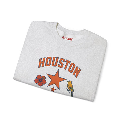 RAVAGE Houston(H-Town) Vibe Unisex Crewneck Sweatshirt