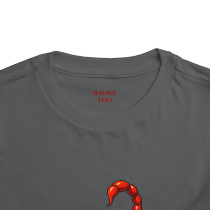 Toddler Tee — 'Backstabber's Express' Scorpion & Frog Funny Kids Shirt