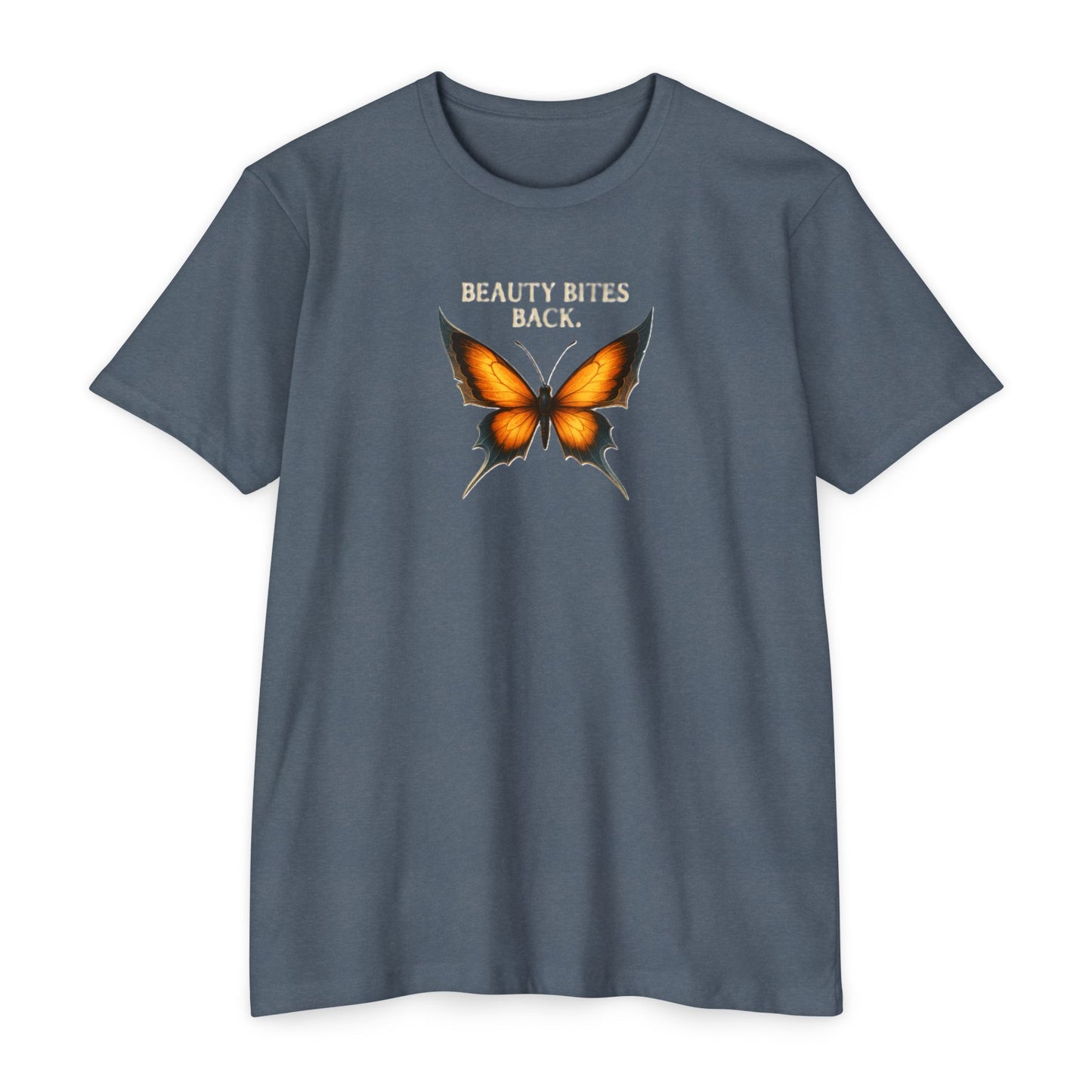 Butterfly Graphic T-Shirt – “Beauty Bites Back”