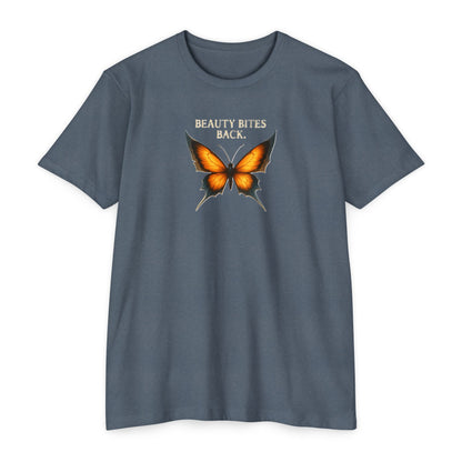 Butterfly Graphic T-Shirt – “Beauty Bites Back”