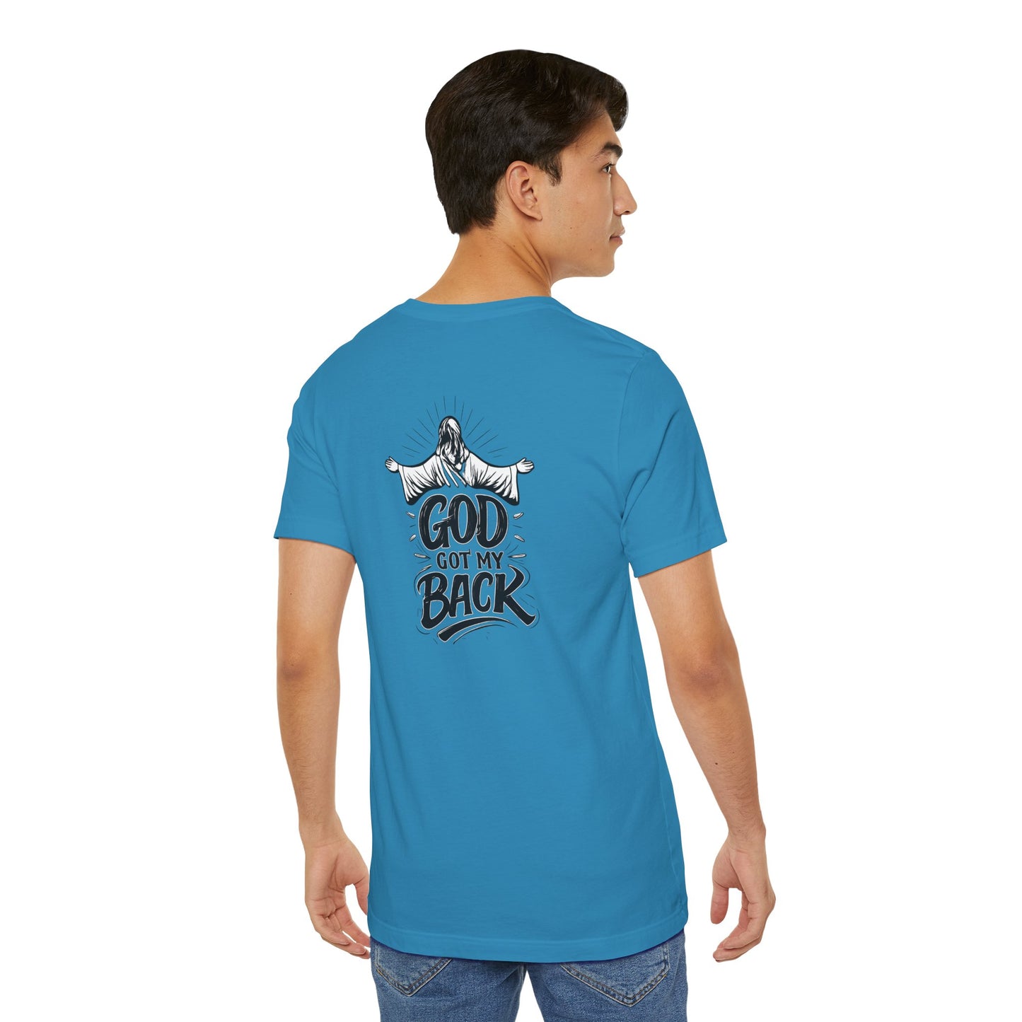 Faith Graphic Tee — 'God Got My Back' Christian T-Shirt