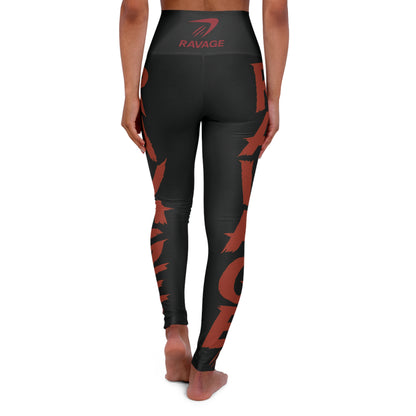 RAVAGE High Waisted Yoga Leggings