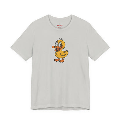 Cute Duck Graphic Tee for Animal Lovers, Unisex T-Shirt, Funny Gift Idea, Casual Wear, Summer Outfit