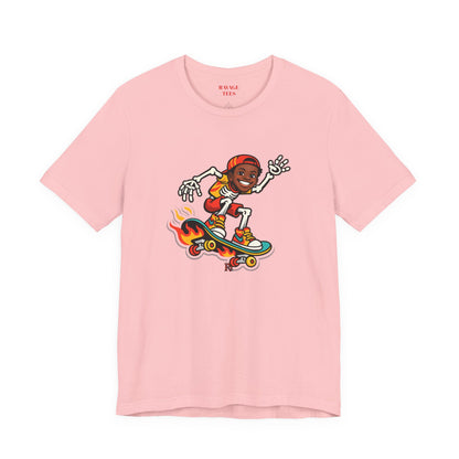 Skateboard Skeleton Tee