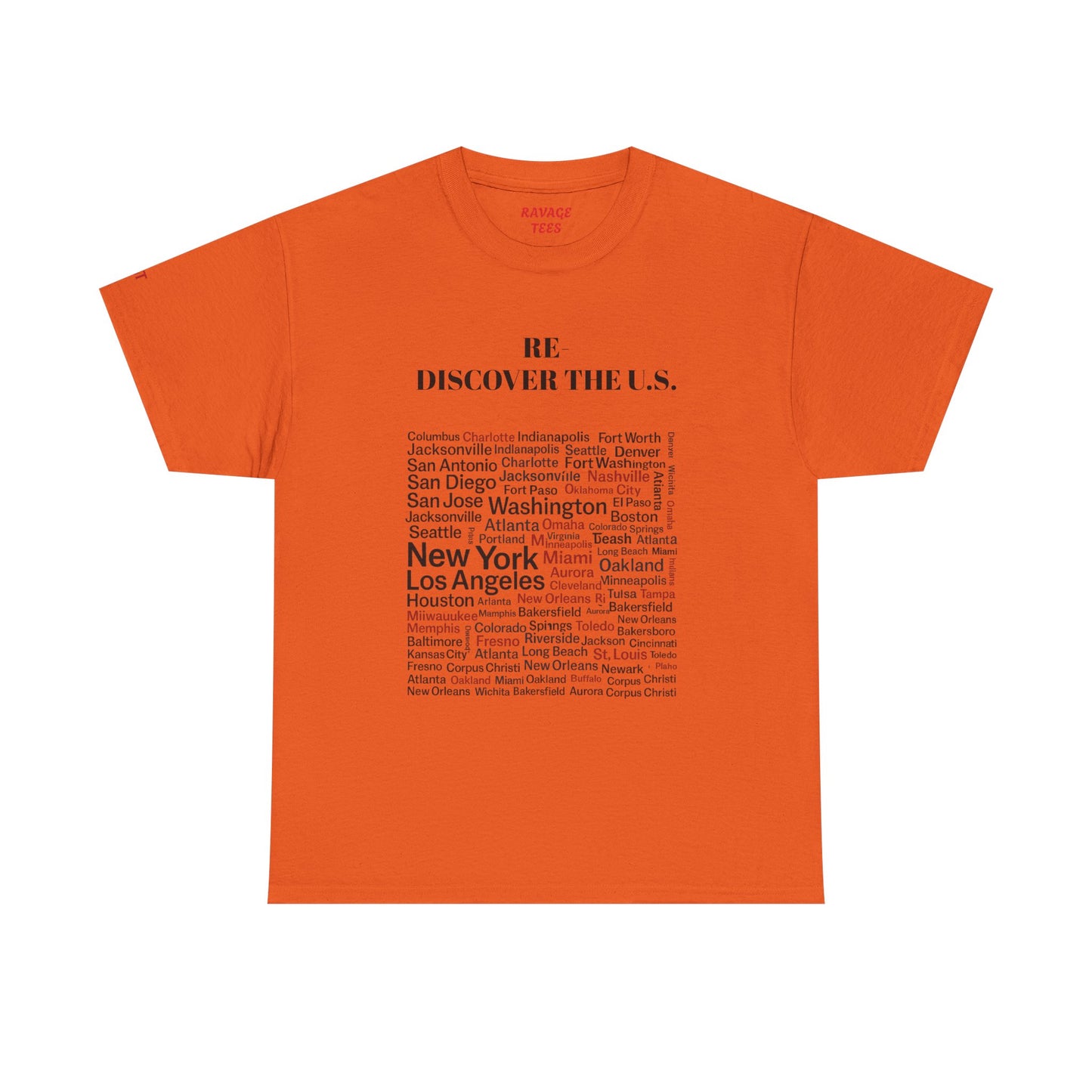 Re-Discover the U.S. Travel T-Shirt, Adventure Tee, USA Discovery Shirt