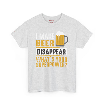 Unisex Beer Superpower Tee | Funny T-Shirt for Beer Lovers
