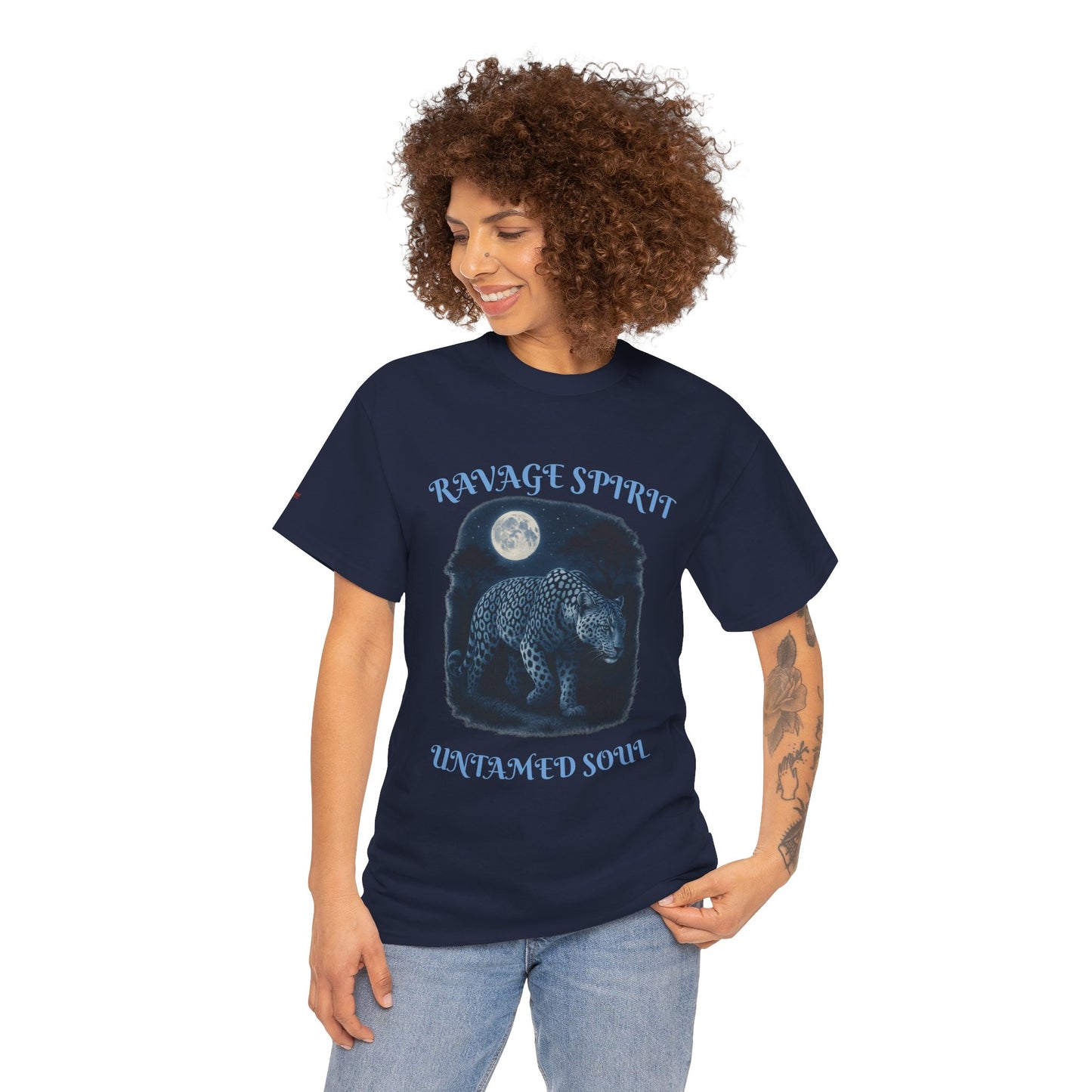 Ravage Spirit Vintage Leopard Moon Tee – Shop Ravage Tees