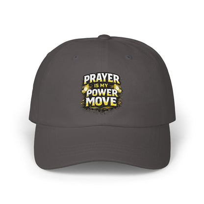Prayer Is My Power Move Dad Cap — Christian Baseball Hat