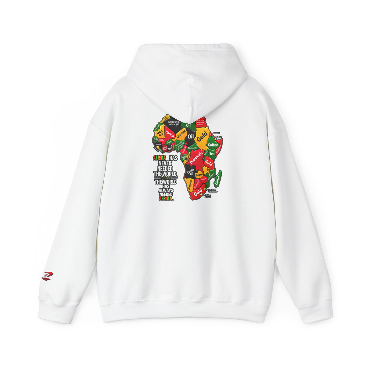 Afrika Map Hoodie – African Pride Pullover Sweatshirt
