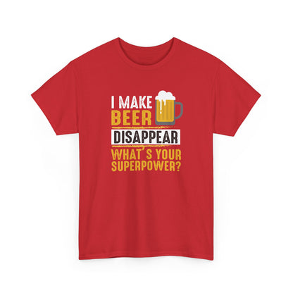 Unisex Beer Superpower Tee | Funny T-Shirt for Beer Lovers