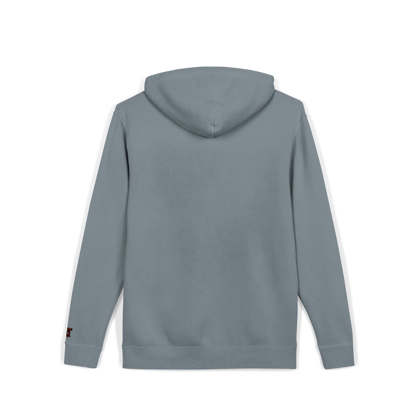 Shutt1eman Embroided Vintage Pigment Black-Dyed Hoodie