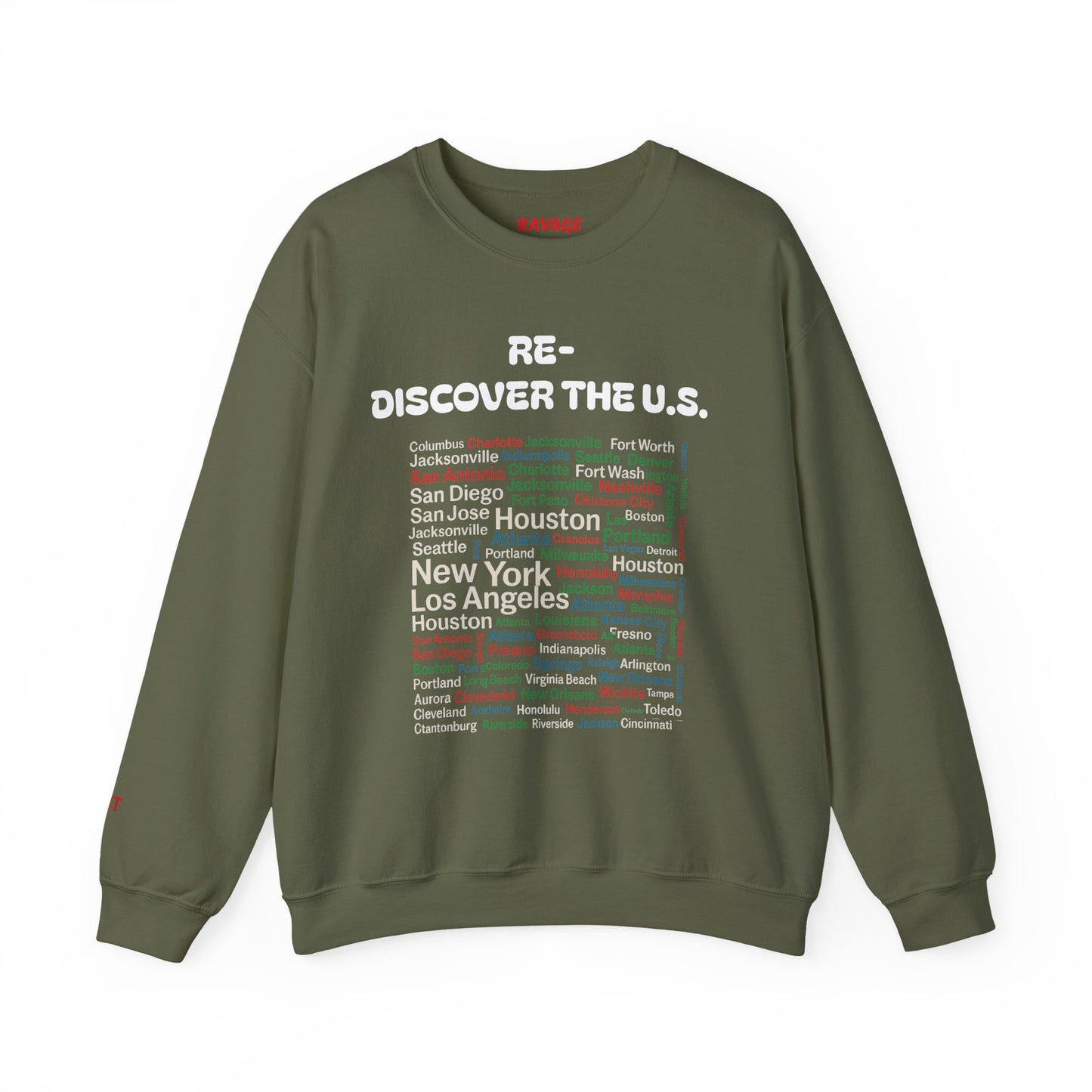 City Map Crewneck Sweatshirt, Cozy Urban Style for Travel Lovers or Travel Enthusiasts