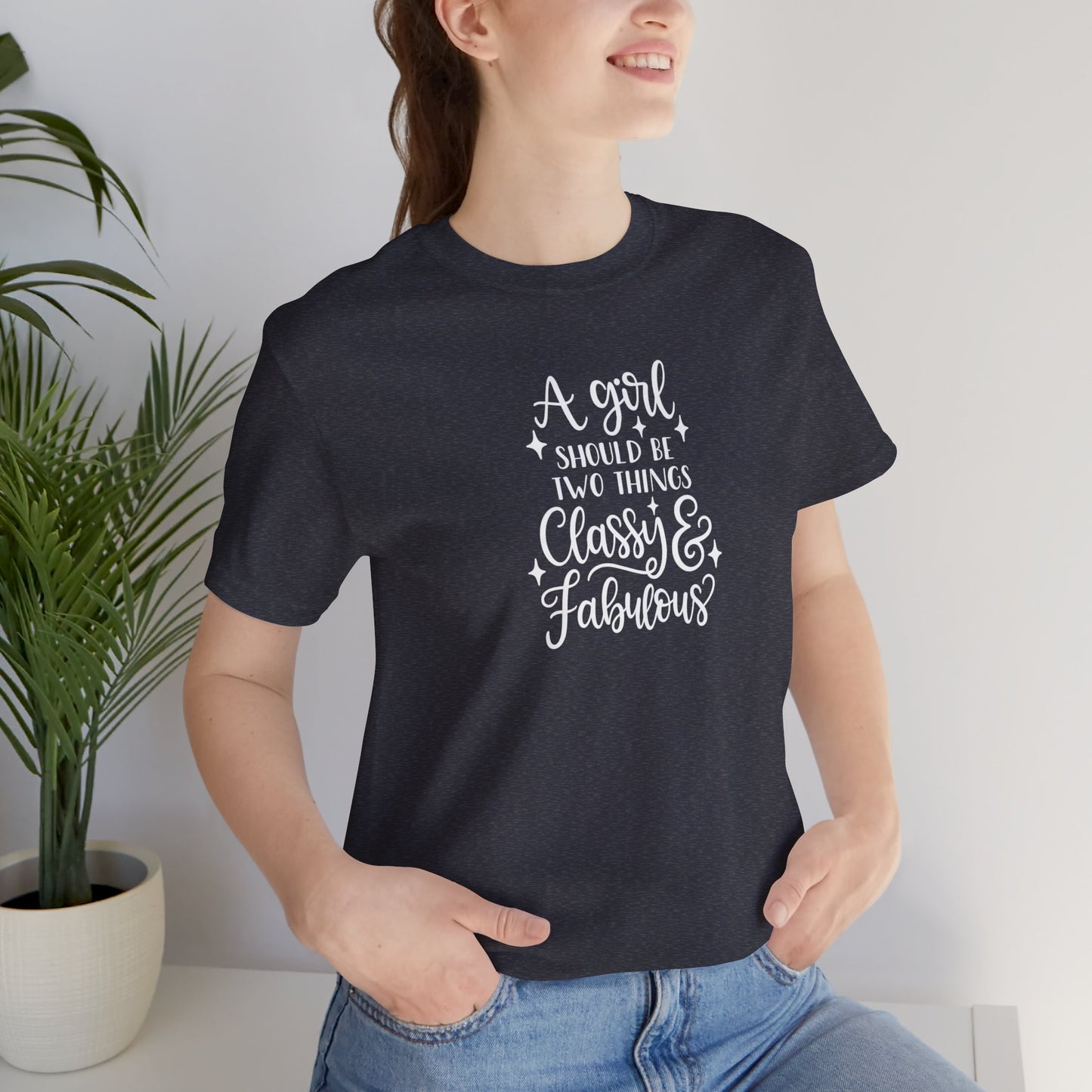 "Classy & Fabulous" Graphic Tee | Women's Fashion T-Shirt