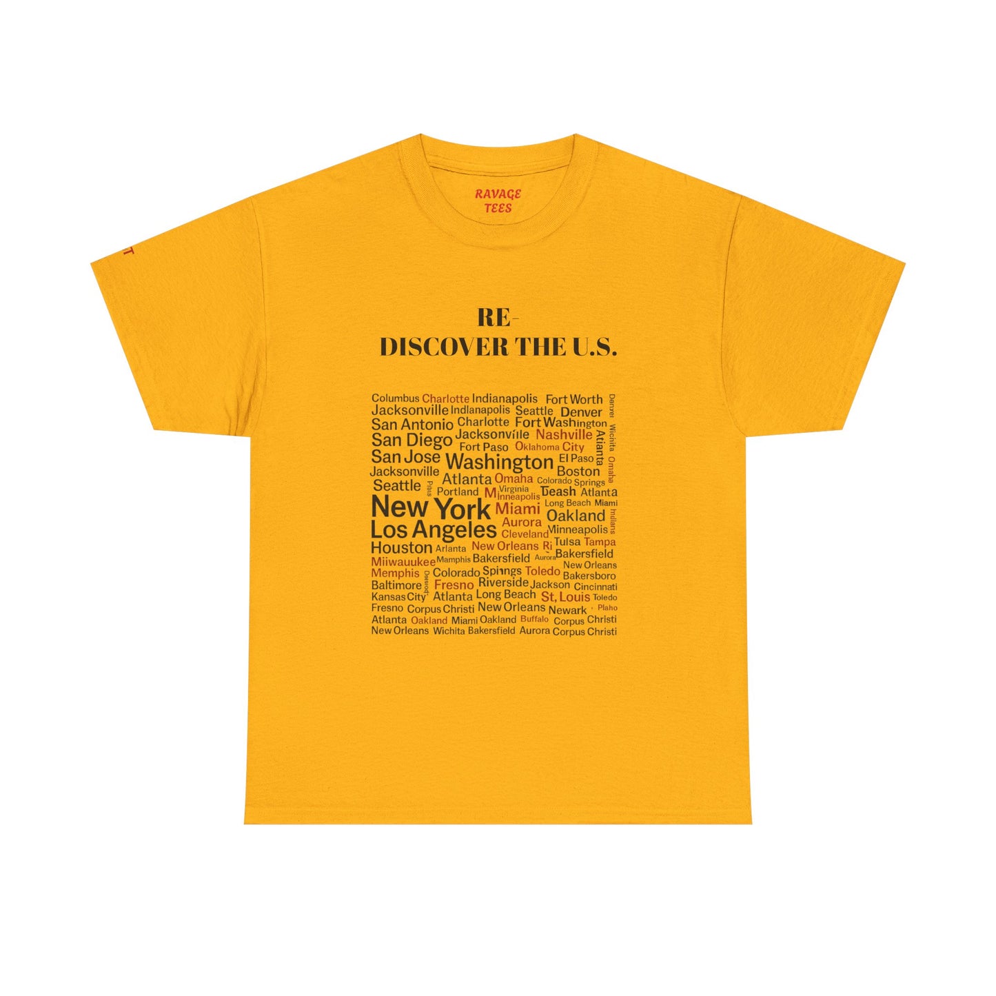 Re-Discover the U.S. Travel T-Shirt, Adventure Tee, USA Discovery Shirt