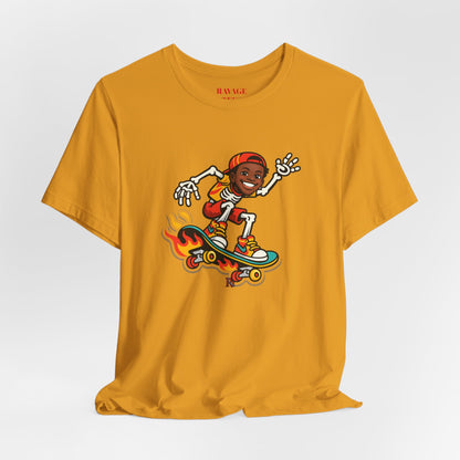 Skateboard Skeleton Tee