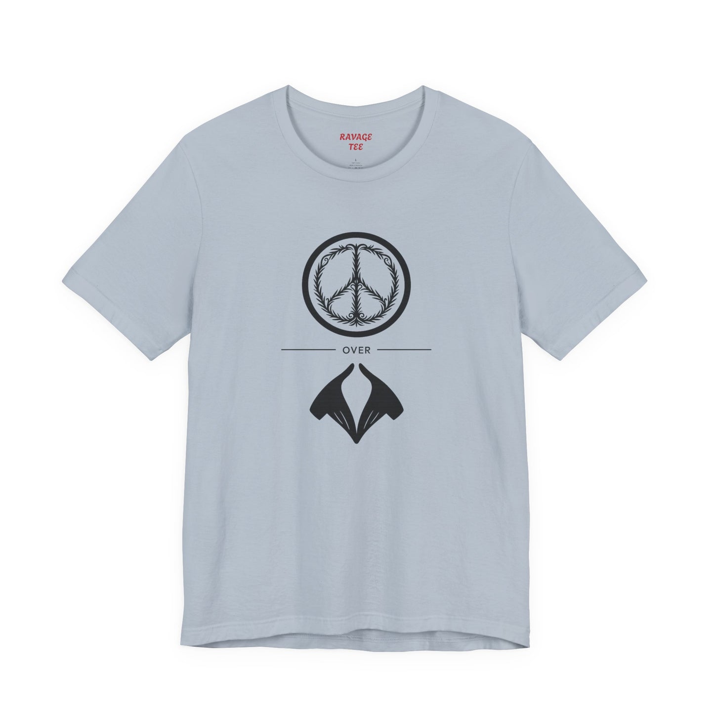 Peace Sign Unisex Jersey Tee, Casual Wear, Gift for Friends, Summer Fashion, Festival Outfit, Eco-Friendly Apparel