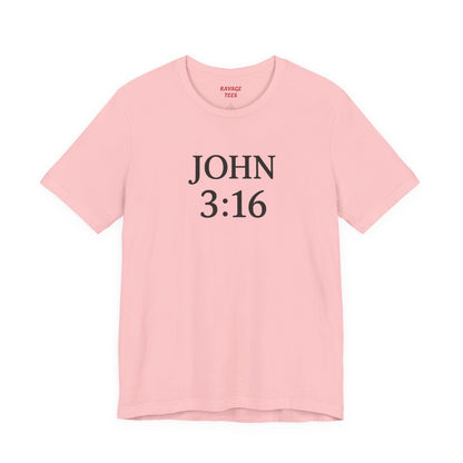 **JOHN 3:16 Faith-Inspired Unisex Tee