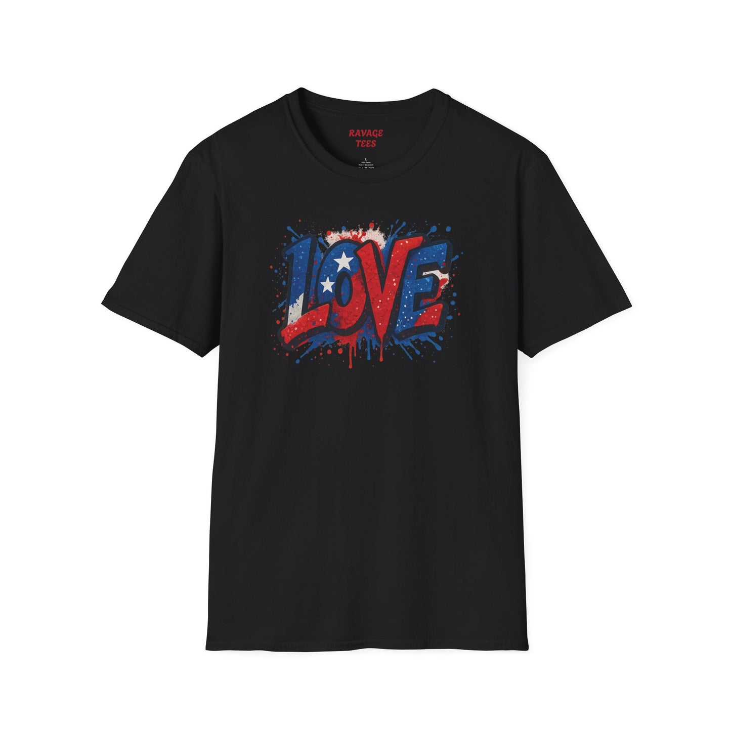 "Freedom & Love" Tee: Unisex 4th of July Graphic Shirt Gift