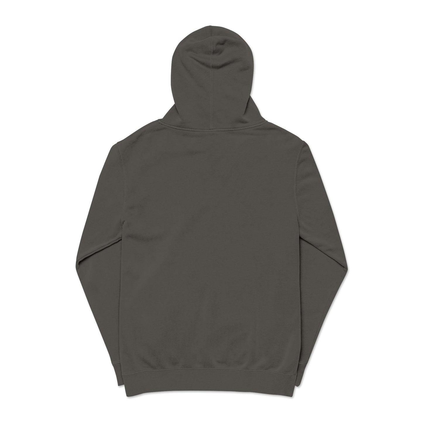Shutt1eman Embroided Vintage Pigment Black-Dyed Hoodie