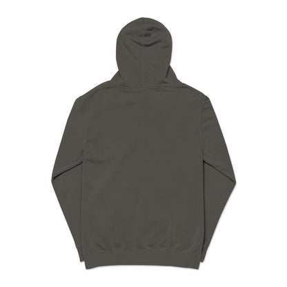 Shutt1eman Embroided Vintage Pigment Black-Dyed Hoodie