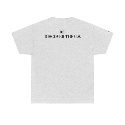 Re-Discover the U.S. Travel T-Shirt, Adventure Tee, USA Discovery Shirt