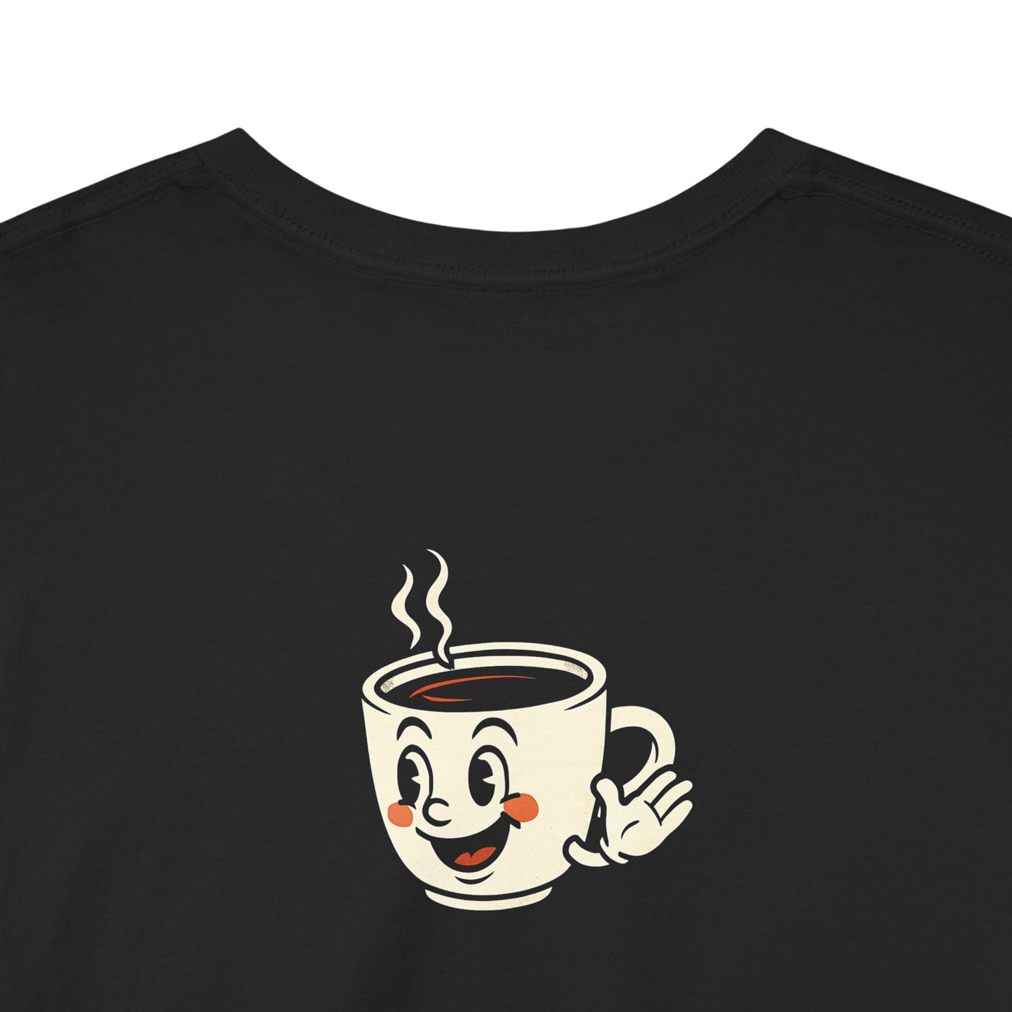 Coffee Lover's Unisex Tee - I Run on Chaos and Caffeine, Funny T-Shirt, Gift for Coffee Enthusiasts, Casual Wear, Relaxed Fit