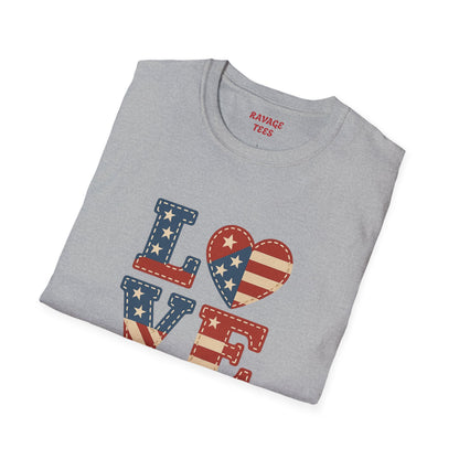 Soft Unisex Freedom & Love Graphic Tee | Gift & Daily Wear
