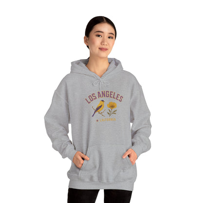 LOS ANGELES Vintage Hoodie | Retro Style Hooded Sweatshirt, Cozy Fall & Winter Wear, Travel Gift for Atlanta Lovers