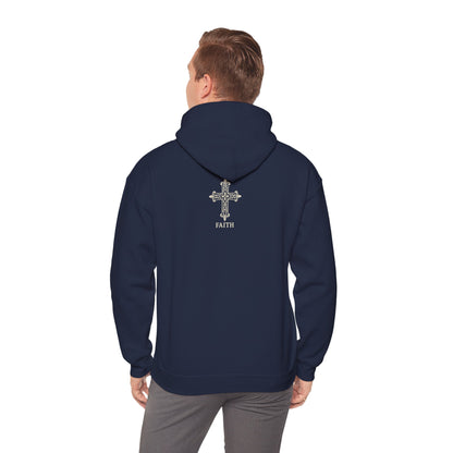 Faith-Inspired Hooded Sweatshirt, Cozy Christian Apparel, Gift for Believers, Inspirational Hoodie, Church Outing Wear