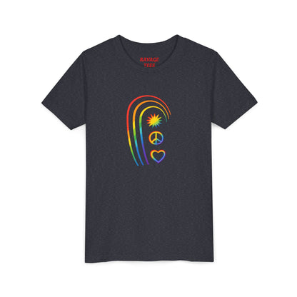 Youth Rainbow Peace & Love Tee