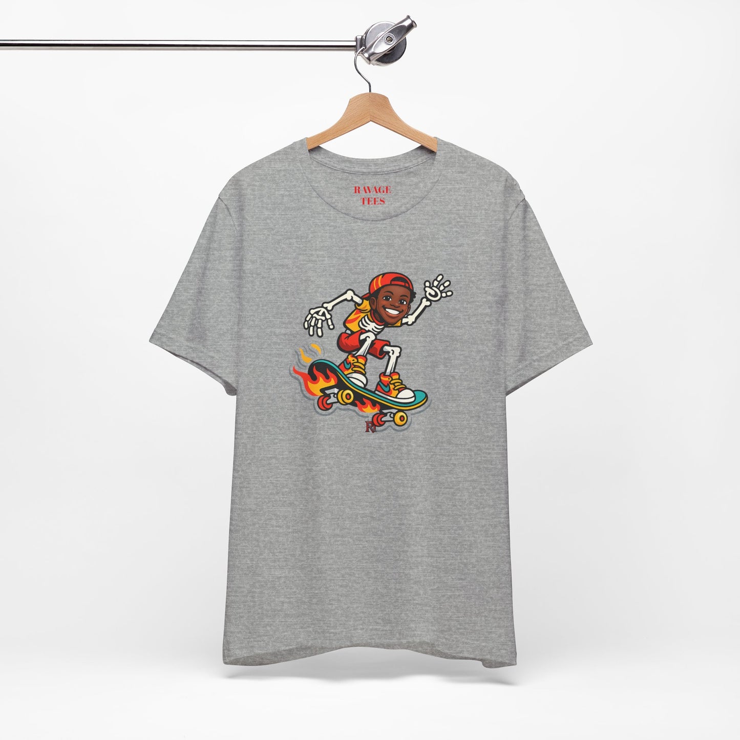 Skateboard Skeleton Tee