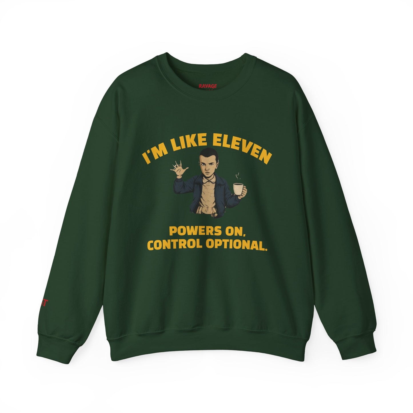 Funny 11th Birthday Crewneck Sweatshirt